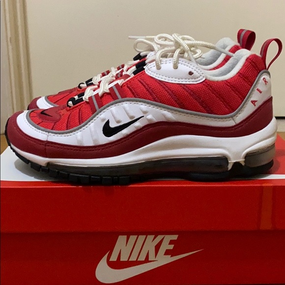 Women’s red Nike Air Max 98 - Picture 1 of 5